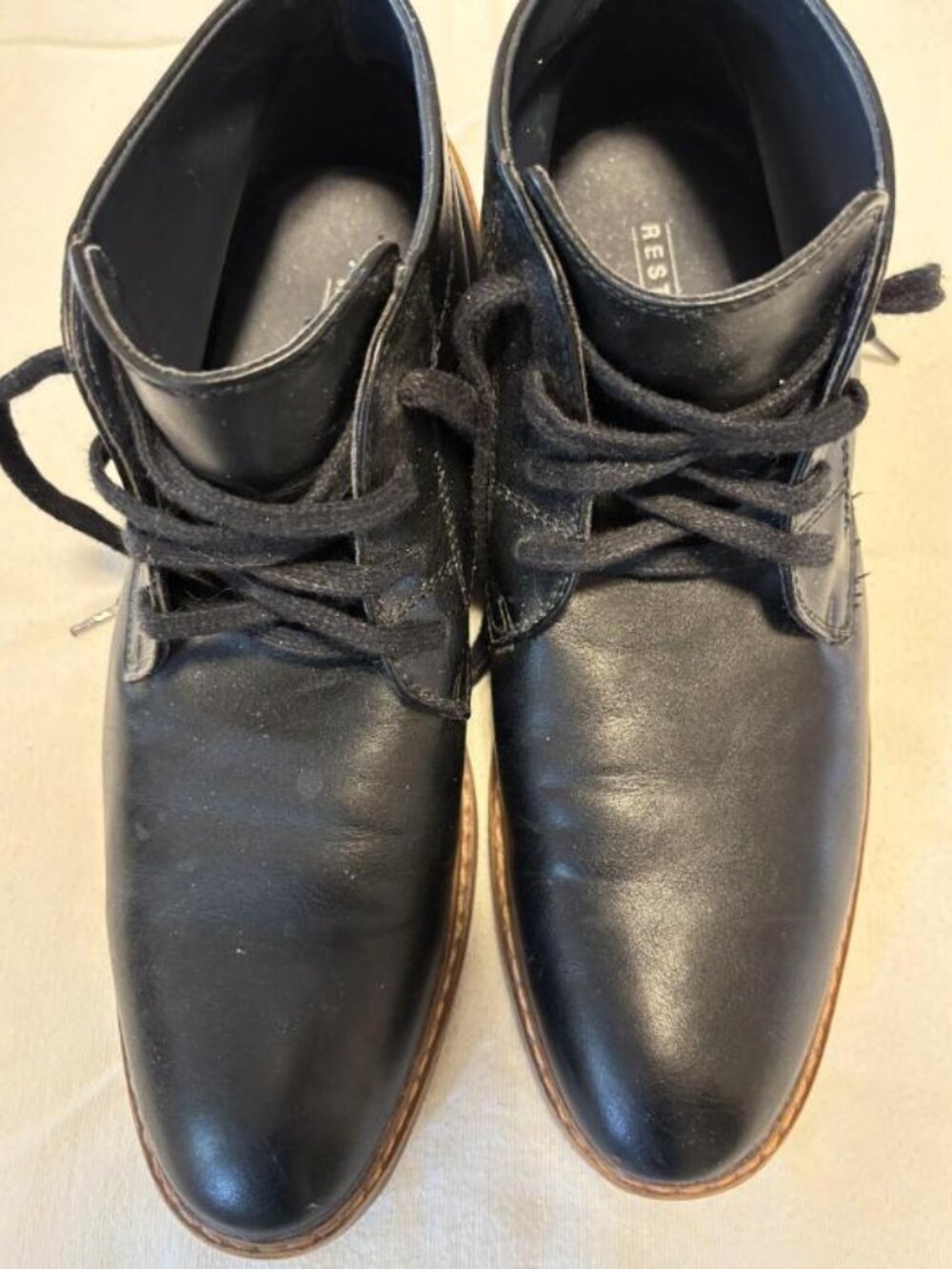 Restoration Men's Black Ankle Boot - Size 9 (USA)